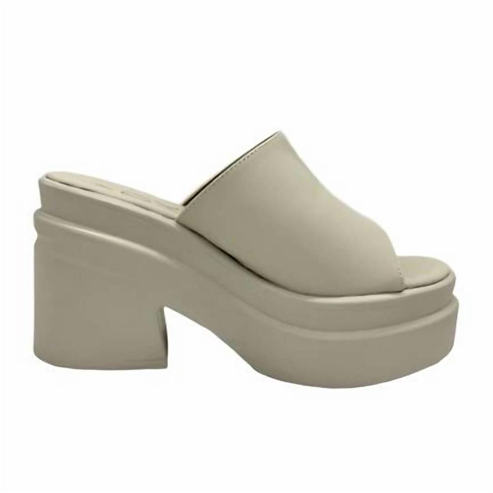 NEW EXE women's tm-403 wedge heel in beige
